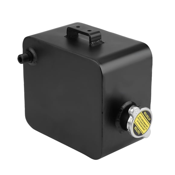 Tanque De Agua Del Depósito De Recuperación De Desbordamiento De Refrigerante De Aluminio De 2.5L Con Tanque De Aluminio Universal De Tapa, Ideal Para Contener Refrigerante De
