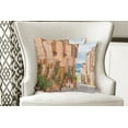 thumbnail image 4 of Ambesonne Rustic Throw Pillow Cover 2 Pack, Medieval Old Village, 18", Tan, 4 of 6