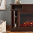 thumbnail image 4 of Real Flame Torrey 60" Landscape Electric Fireplace TV Stand in Dark Walnut, 4 of 9
