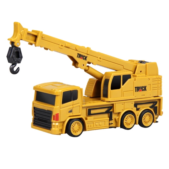 Mini Vehículo de Ingeniería de Control Remoto 8028 Modelo de 4 Canales Camión Bulldozer Grúa de juguete de regalo Inevent WJ3956-02B