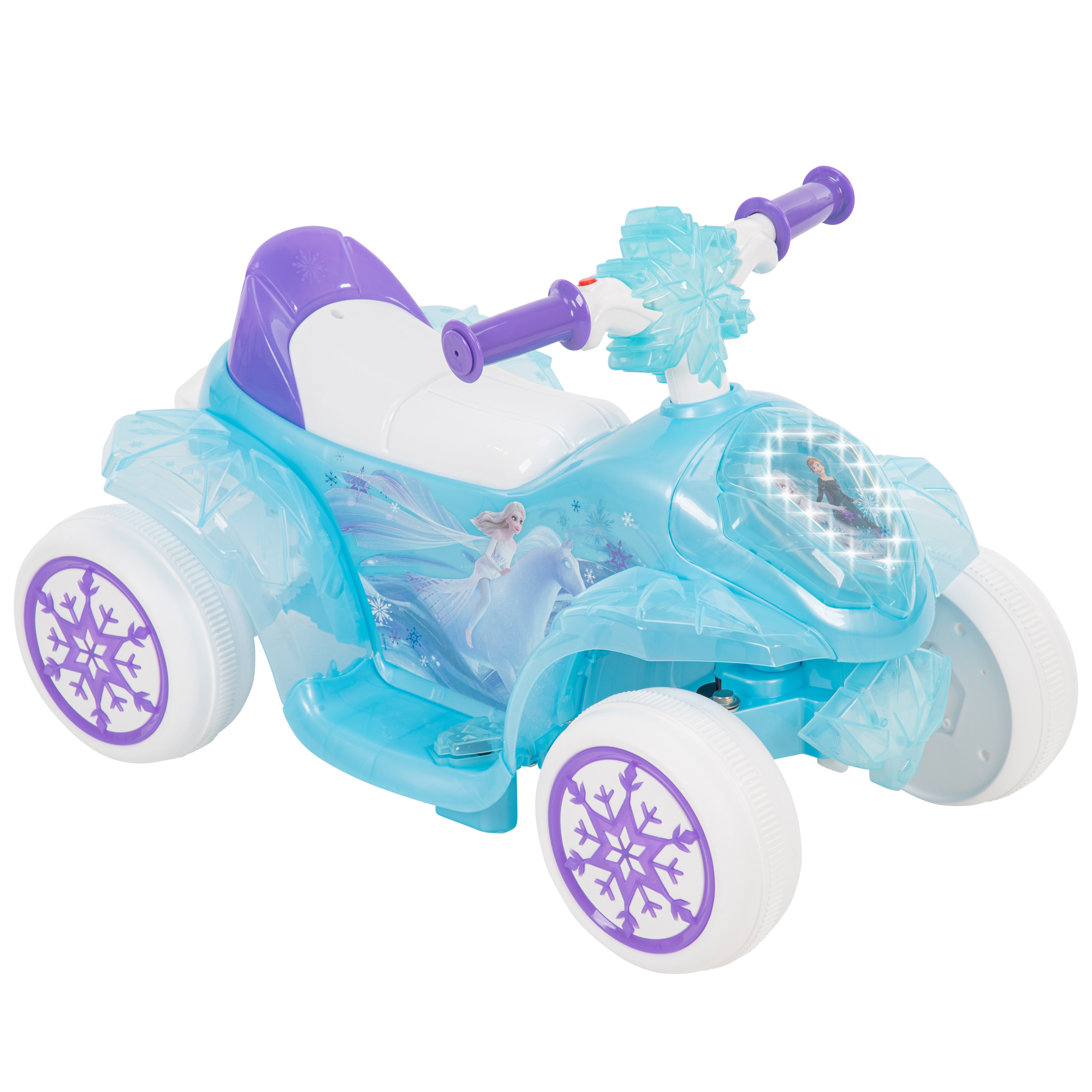 Disney Frozen 6 Volts Electric Ride-on Quad for Girls, Ages 1.5+ Years, by Huffy - image 2 of 15