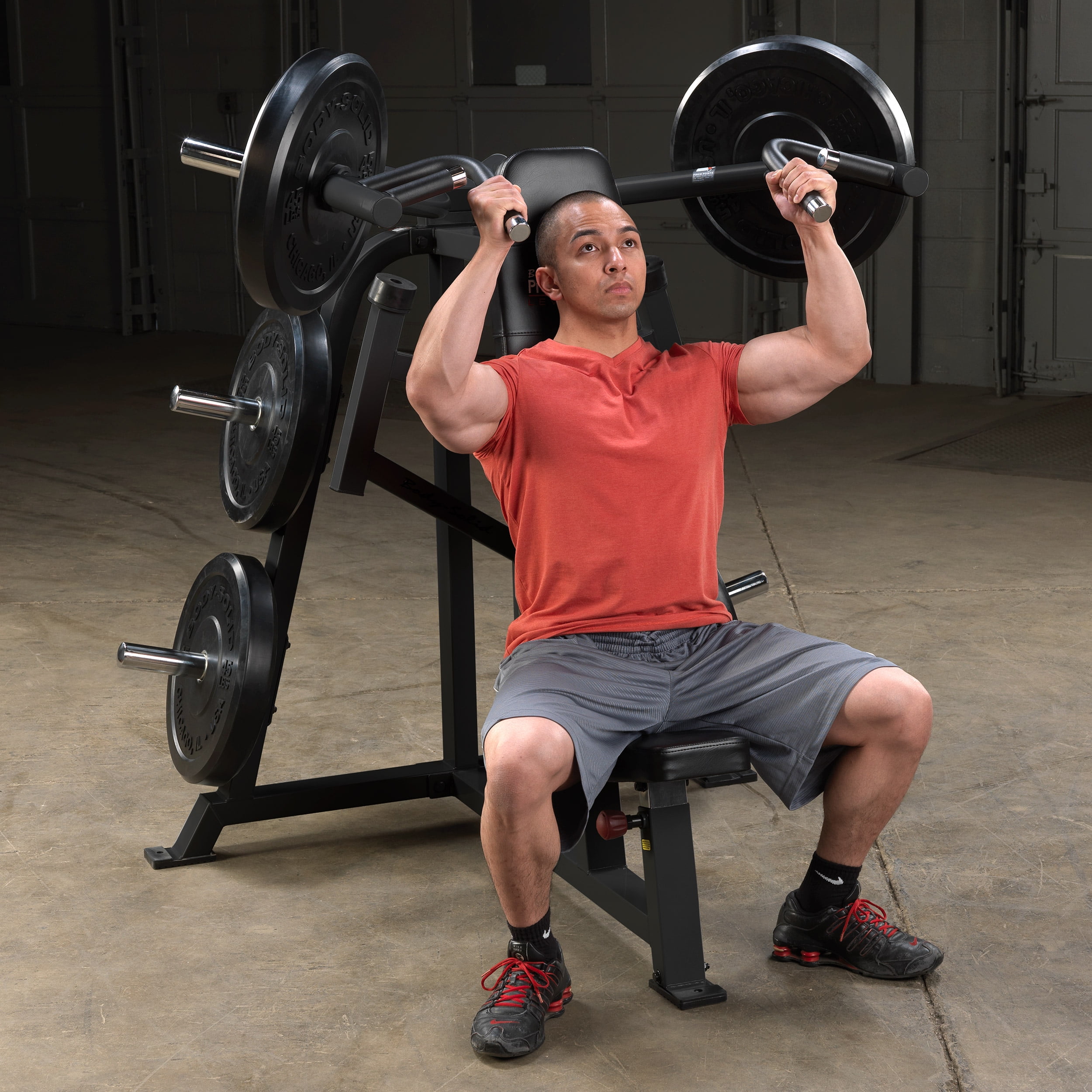 Body-Solid Pro Clubline Leverage LVSPB Shoulder Press