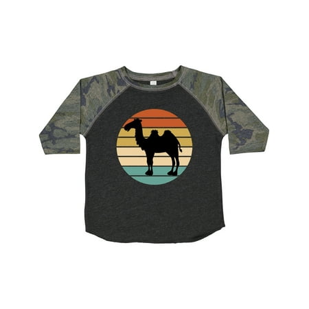 

Inktastic Camel Silhouette Retro Sunset Boys or Girls Toddler T-Shirt