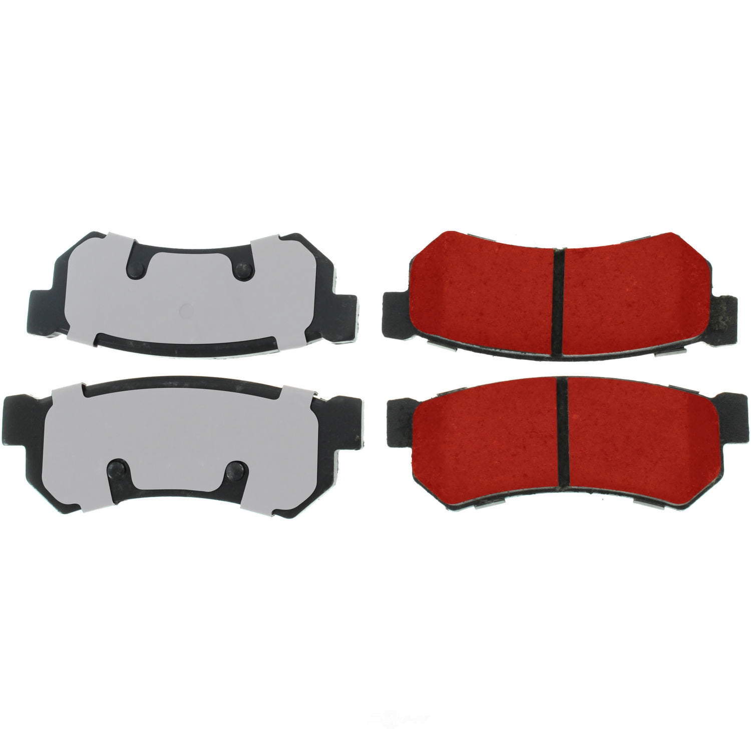 Centric Parts 500.13150 PQ PRO Disc Brake Pads with Hardware, multi-layer mechanically-attached
