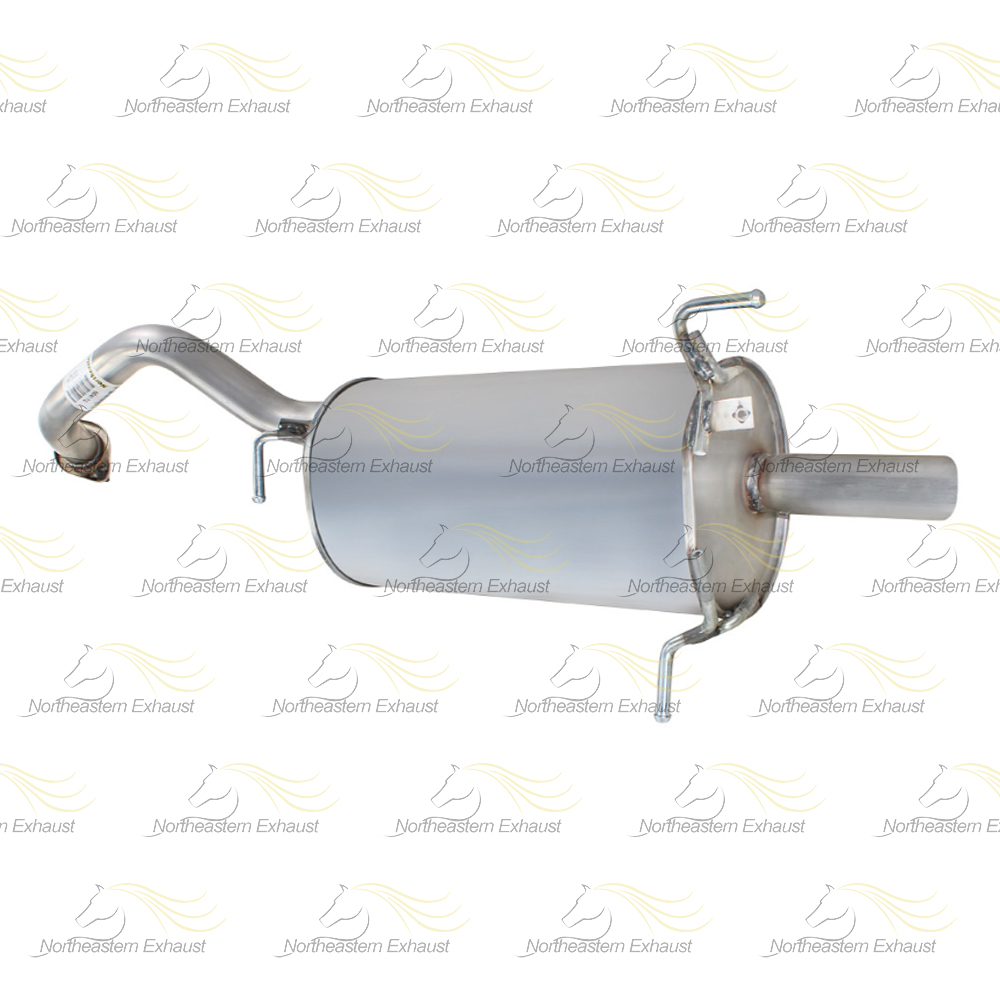 Northeastern Exhaust Rear Muffler with Hangers Fits 2007-2012 Nissan Sentra 2.0L - Direct Fit | Stainless Steel Exhaust Component | Includes Gaskett