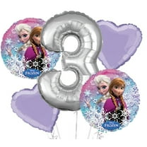 Anagram Lightweight Kids Balloons, Foil Multicolor, 18", 5 oz, 5 Count