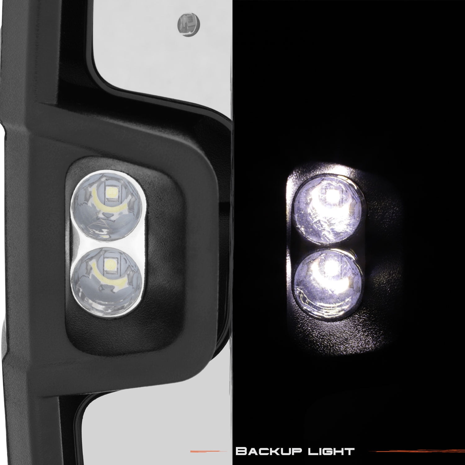 AKKON - Towing Side Mirrors For 2007-2021 Toyota Tundra Black Pair Left+Right w/ Heated & Blind Spot Turn Signal