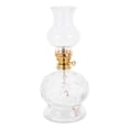 thumbnail image 1 of Lámpara de queroseno de vidrio vintage, lámpara retro, lámpara de aceite de vidrio decorativa, faroles de aceite, faro de Buda, iluminación de emergencia para uso interior, decoración de mesa, 1 of 7