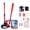 D, variant on Retractable Baseball Tee Set with Pitching Machine and Bat for Skill Development Outdoor Indoor Sports Training Game with 6 Balls, Red