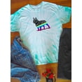 thumbnail image 3 of Life W Bulldog Silhouette  Tie Dye Cyclone Women -Image by Shutterstock, Female Large, 3 of 4