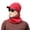Red, variant on Dyfzdhu Women Men Winter Knit Warm Hats Scarf Dual PurposeHat Ear Protection Windproof Hat Black