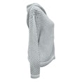 thumbnail image 6 of CAIXIA Womens Zip Up Crochet Cardigan Sweater Oversized Long Sleeve Hollow Out Knit Bomber Jacket Fishnet Sweaters, 6 of 9