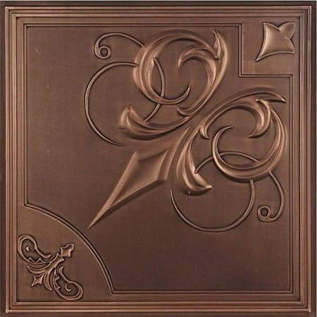 uDecor Paris Ceiling Tile (10 tiles) Antique Bronze