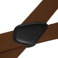thumbnail image 3 of Buyless Fashion Mens Suspenders - 48" Elastic Adjustable Heavy Duty 2" Wide - X Back, 3 of 7