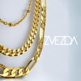 thumbnail image 2 of Collar cadena triple chapa de oro amarillo 18k, 2 of 4