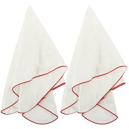 HOMEMAXS Microfiber Polishing Cloth for Wine Glasses and Home Use Drying Towels 2Pcs White