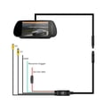 thumbnail image 3 of Espejo de Visión Retrovisora ​​Inteligente, Monitor de Espejo Retrovisor de 12 V A 40 V Monitor universal de alta Definición de Alta Definición de 7 Pulgadas para Camiones, 3 of 7