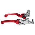 thumbnail image 1 of maskred 2Pcs Motorcycle Brake Levers Adjustable Billet  for Pivot for Red, 1 of 1