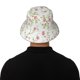 thumbnail image 5 of Fotbe Roses Flowers Sombrero Tipo Pescador con Estampado – Sombrero de Sol de Algodón de Moda para Playa, Golf, Pesca, 5 of 6