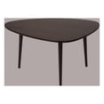 thumbnail image 2 of Rugsotic Carpets Eco-Friendly Handmade Dark Walnut Modern Drop Shaped 3' Wood Coffee Table, 2 of 7