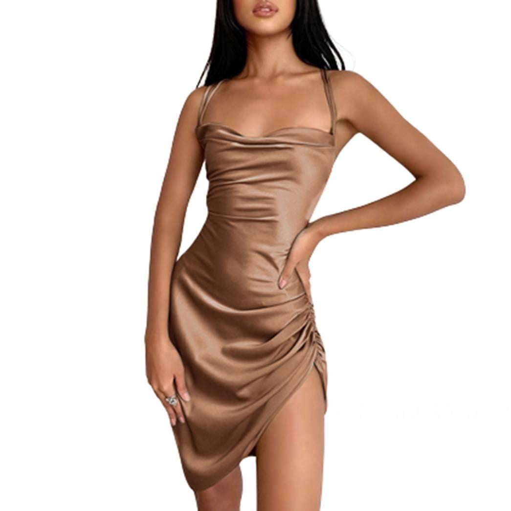princess polly baby blue dress Women's Boho Mocha Mini Dress main image 1