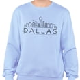 thumbnail image 2 of Skyline Dallas Texas Sweatshirt Unisex 3X-Large Light Blue, 2 of 5
