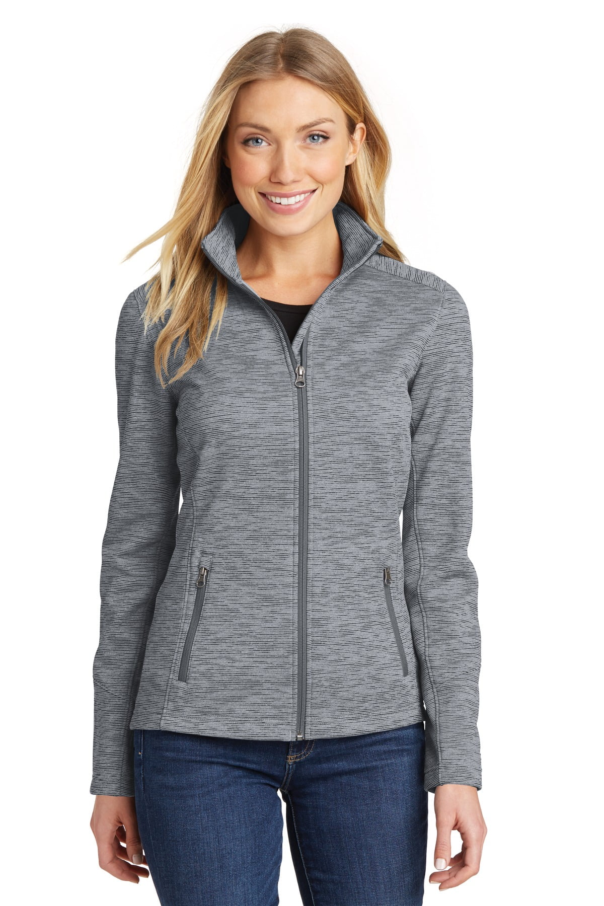 digi stripe fleece jacket