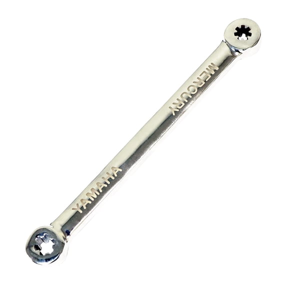 Marine Tech Universal Shift Shaft Wrench (Double-Headed) - Fits Yamaha, Mercury, Suzuki Outboards (100HP )