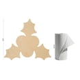 thumbnail image 4 of Holly Cutout 18-inch x 18-inch, Pack of 50 Wooden Door Hangers Unfinished for Holiday Dinner Table Decor and Craft, by Woodpeckers, 4 of 7