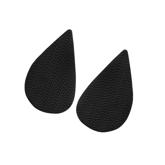 Non Slip Shoe Pads Self Protectors Sticker Shoe Bottom Adhesive Rubber for High Heels Tip Head Black