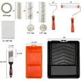 thumbnail image 2 of ValueMax 16-Piece Paint Roller Kit, 4" & 9" Rollers with Brush & Trays for Walls & Home Painting, 2 of 8