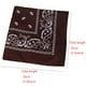 thumbnail image 5 of Advancent Bufanda pequeña cuadrada de moda Hip hop Cool Guy mujeres hombres impresión cabeza envoltura rap estrella pañuelo cuello lazo para el pelo Accesorios para máquinas de ejercicios Café Advancent JJ15373-11, 5 of 6