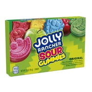 Jolly Rancher Sour Gummies Assorted Fruit Flavored Candy, Box 3.5 oz