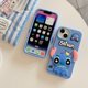 thumbnail image 4 of Funda de silicona con dibujos animados para teléfono móvil, carcasa protectora con todo incluido para Iphone 12, 13 y 15 pro Max, novedad de 2024, 4 of 5