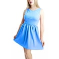 thumbnail image 1 of Vestido Casual Corto Plisado Falda Circular De Tirantes Sexy THE DIFFERENT SOCIETY Side B collection Vestido corto, muy femenino, casual, formal., 1 of 4