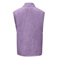 thumbnail image 5 of LODIENY Tank Tops for Men Summer Sleeveless Henley Shirts Vintage Distressed Washed V Neck Button Muscle T-Shirts Loose Fit Casual Athletic Workout Collared Tees Vest Purple XXXL, 5 of 6