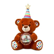 Light-Up Singing Bear Plush Toy, Tan, 9", by Way To Celebrate