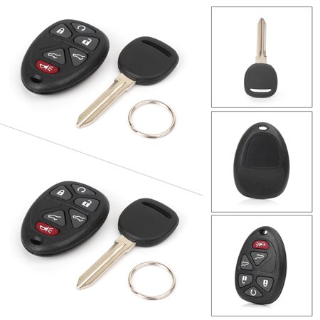 Gzyf 2pcs Remote Key Fob 6 Button Replacement For 2007