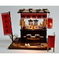 thumbnail image 2 of Miniature 1:24 dollhouse Furniture, 3D Diorama Wooden Vintage Handpulled Noodles Shop, 2 of 8