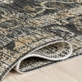 thumbnail image 4 of nuLOOM Hafwen Indoor/Outdoor Reversible Area Rug, 4' x 6', Cream & Charcoal, 4 of 9
