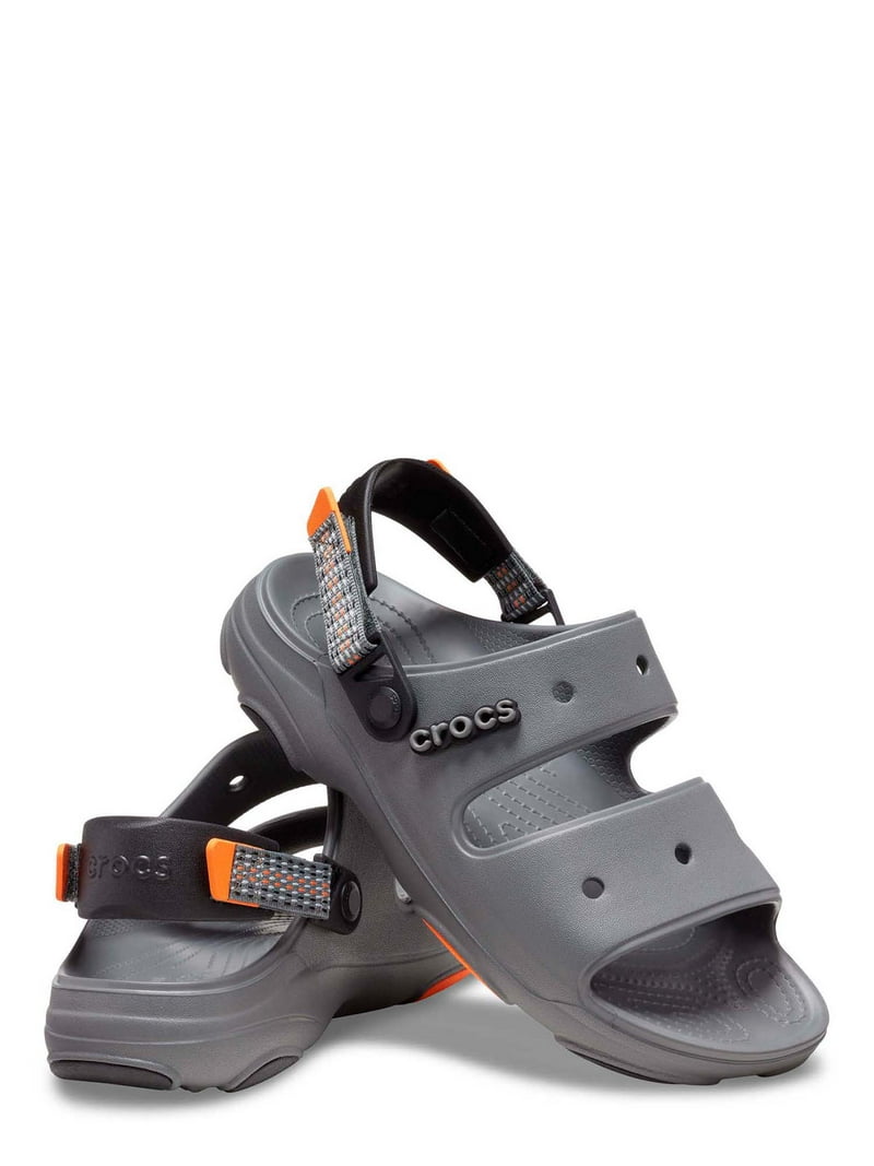 NWOT Crocs Men\'s Classic All Terrain Sandals, Grey and orange Men Size 11 CROCS | Shoes | Nwot Crocs Mens Classic All Terrain Sandals  main image 3