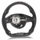 thumbnail image 1 of Carbon Fiber Steering Wheel, Racing Design Anti Oxidation Heat Tolerant Flat Bottom Steering Wheel Epoxy Coating For Car Modification ANGGREK Otros, 1 of 8