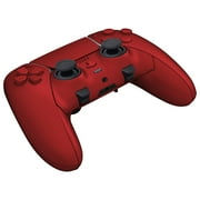ModdedZone Edge Video Game Controller for PS5, Red