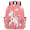 Blue, variant on Winter Forest Deer Travel Backpack for Adults, Breathable Adjustable Strap Casual Daypack, Lightweight Woodland Fawn Snowflakes Work Laptop Backpack