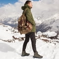 thumbnail image 7 of Ecetana Men's Winter Snow Boots Warm Faux Fur Lined Non Slip Outdoor Shoes for Hiking Walking, 7 of 7