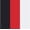 Black & Red & White (Dotted Trim), variant on Men's 3-Pack Performance Training Shorts With Zipper Pockets (Sizes, S to 2XL)