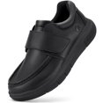 thumbnail image 1 of Zapatos FitVille Wide para diabéticos, piel Oxford para hombre, color negro, 1 of 8