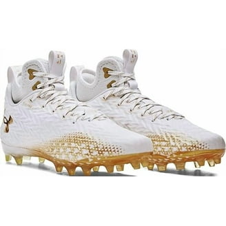 NEW Mens Under Armour Highlight MC Football Cleats White Size 14 M