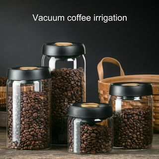 Glass Coffee Powder Vacuum Storage Container