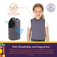 thumbnail image 6 of Special Supplies Weighted Vest for Kids – 6 Adjustable Weight Pockets, Sensory Compression Vest – Breathable Calming Support for Home and School (X-Small, Grey), 6 of 9